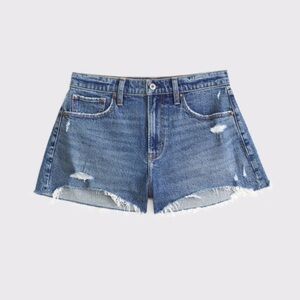 Abercrombie & Fitch Curve Love High Rise Mom Short